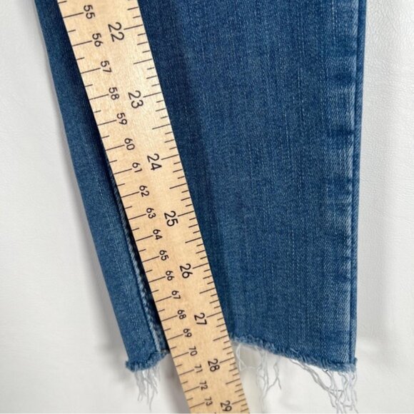 NWT LEVIS 720 HIGH-RISE SUPER SKINNY HYPERSTRETCH Jeans Raw Hem Size 30x30 - Picture 8 of 16